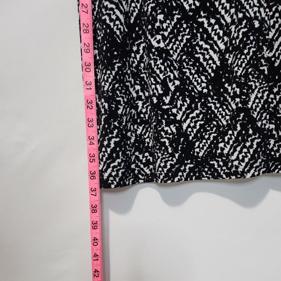 Apt 9 Printed Knit Sleeveless Faux Wrap Dress Size XS - Picture 6 of 11